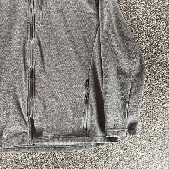 Orvis Jacket Mens Extra Large Grey Blue Full Zip Polyester Adult Zip Pockets - Picture 5 of 13